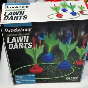 Brookstone Glow Edition Lawn Darts Set